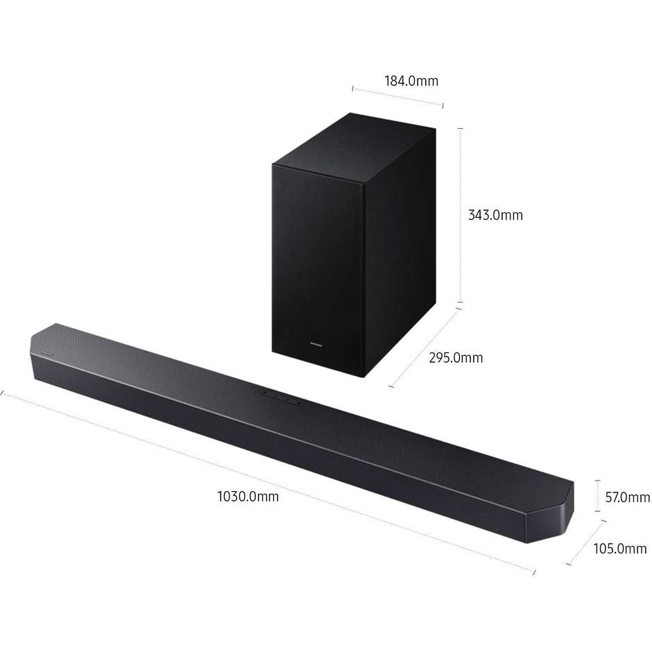 Samsung HW-Q600F/ZF Home soundbar 3.1.2 canali
