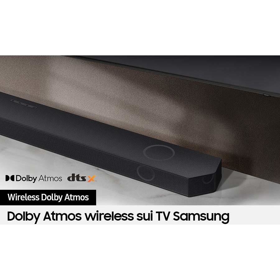 Samsung HW-Q800C/ZF Serie Q Soundbar Wireless Dolby Atmos Compatibile con Alexa e Google Assistant Colore Black