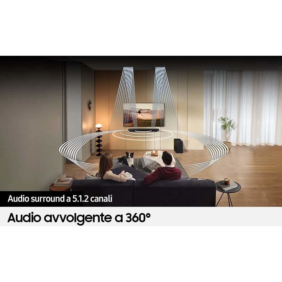 Samsung HW-Q800C/ZF Serie Q Soundbar Wireless Dolby Atmos Compatibile con Alexa e Google Assistant Colore Black