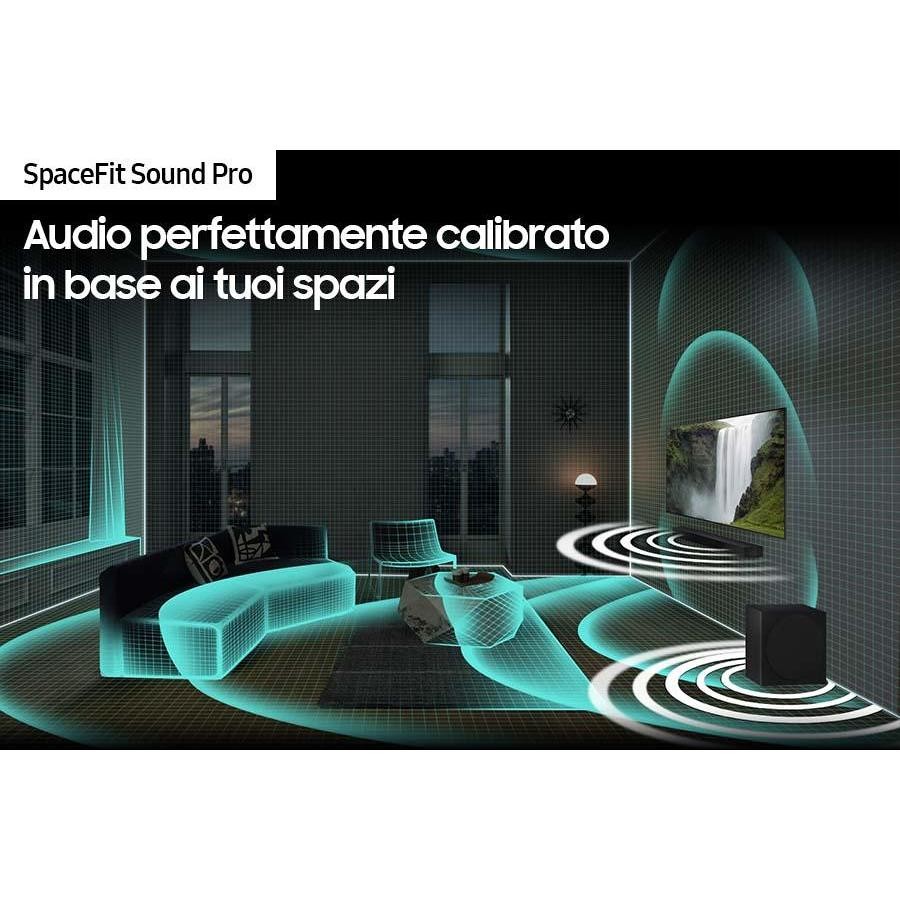 Samsung HW-Q800C/ZF Serie Q Soundbar Wireless Dolby Atmos Compatibile con Alexa e Google Assistant Colore Black