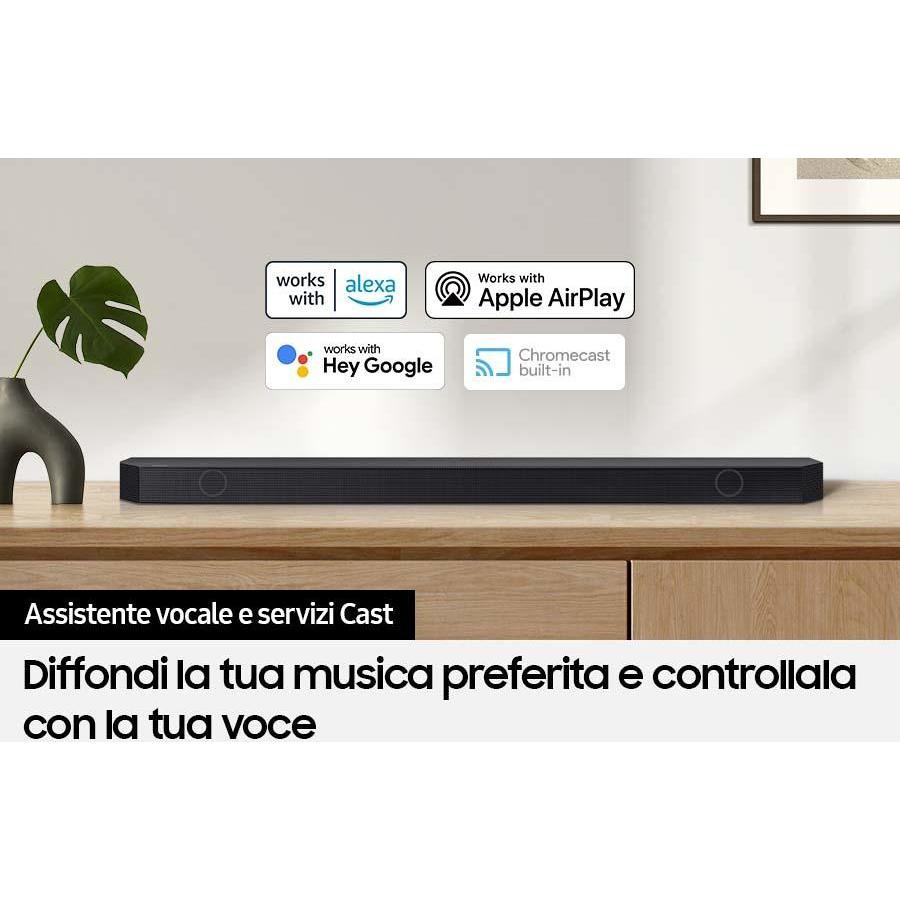 Samsung HW-Q800C/ZF Serie Q Soundbar Wireless Dolby Atmos Compatibile con Alexa e Google Assistant Colore Black