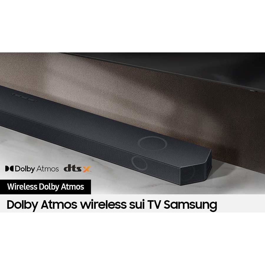 Samsung HW-Q930C/ZF Serie Q  Soundbar Wireless Dolby Atmos Compatibile con Alexa e Google Assistant Colore Black