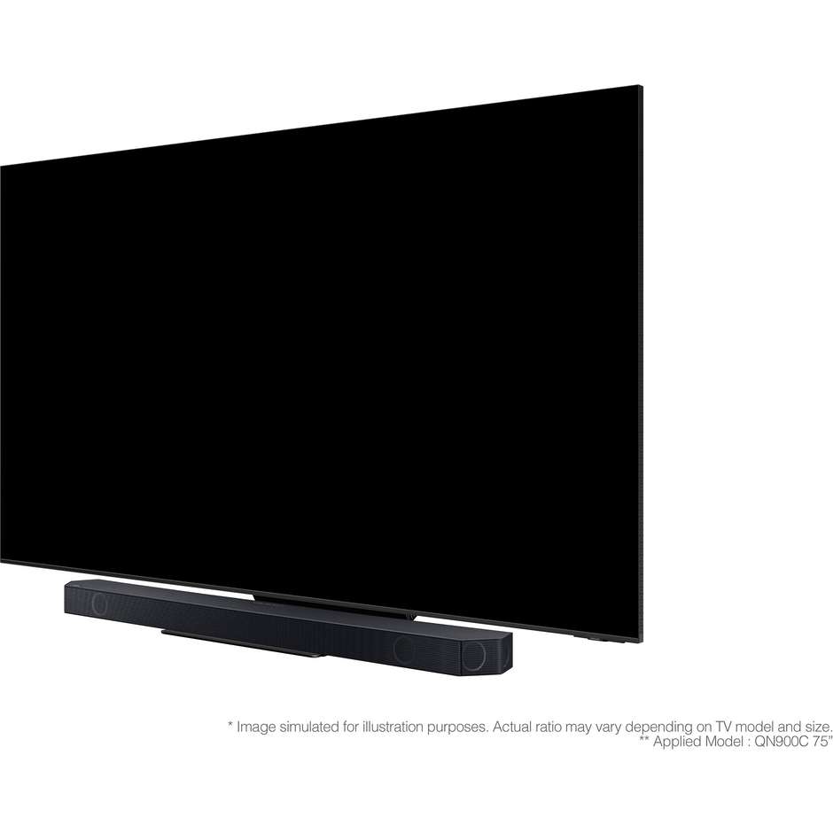 Samsung HW-Q990C/Z  Serie Q Soundbar Wireless Dolby Atmos Compatibile con Alexa e Google Assistant Colore Black