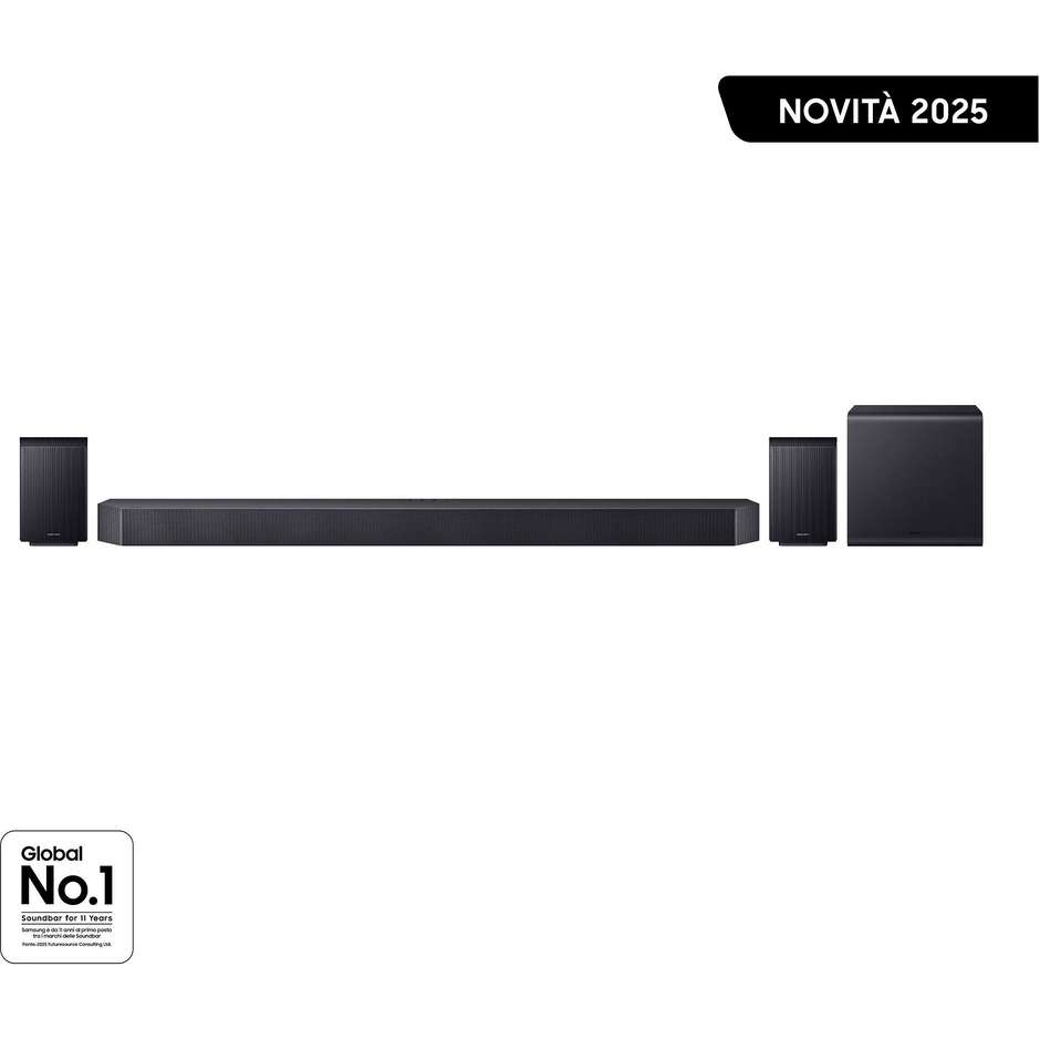 Samsung HW-Q990F/ZF Soundbar Wireless Dolby Atmos Colore Nero