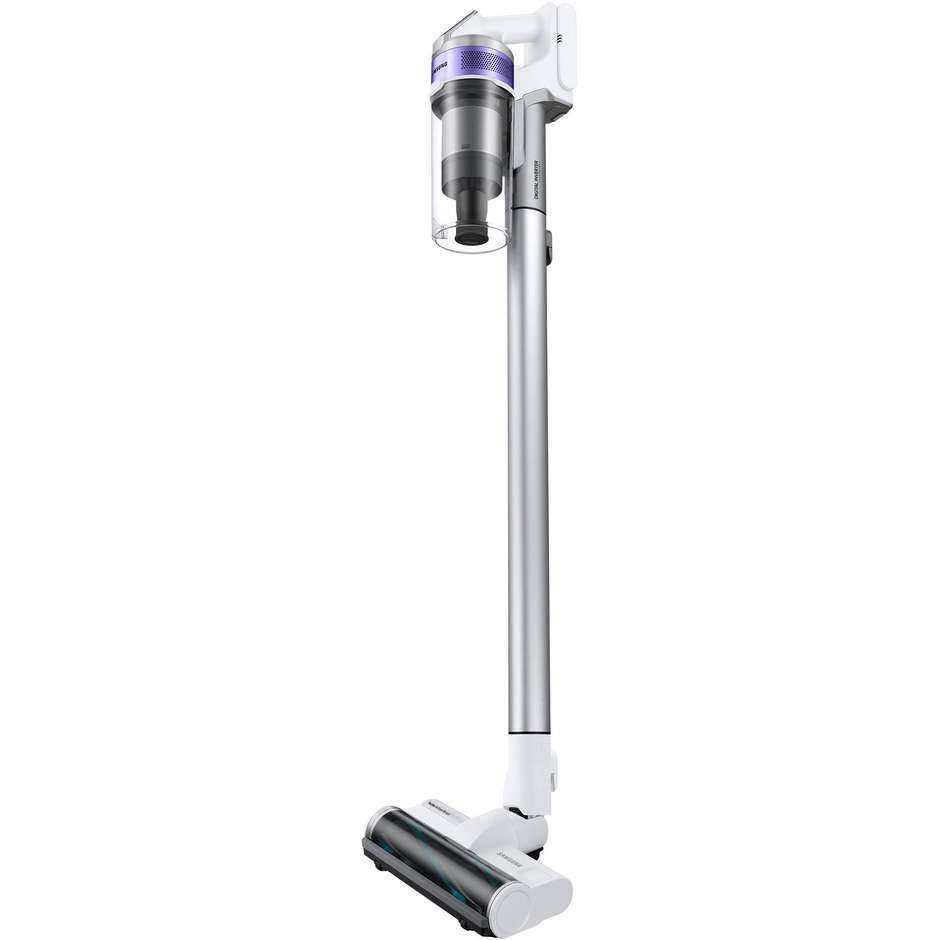 Samsung Jet 70 Easy VS15T7031R4 Scopa Elettrica Ricaricabile 410W 150AW Supporto 2-in-1 Bianco e Nero