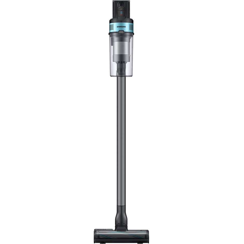 Samsung Jet 75E Complete VS20B75AGR Aspirapolvere Senza Filo 550W 200AW Display Digitale Nero e Petrolio