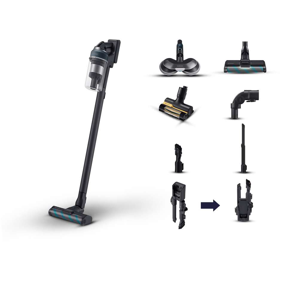Samsung Jet 85 Premium VS20C852FTB aspirapolvere senza fili nero e blu