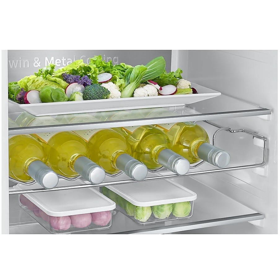 Samsung Kitchen Fit RB36R8839SR Frigorifero Combinato Twin Cooling Metal Cooling 380 L Inox