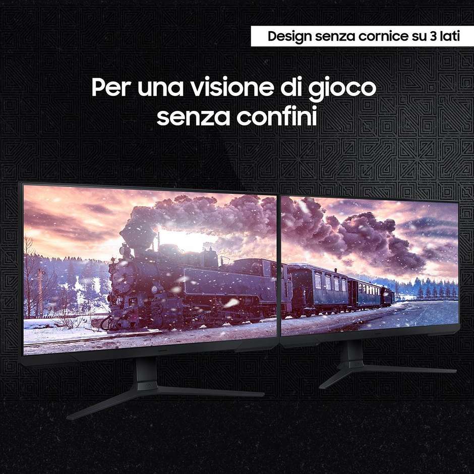 Samsung LS24DG300EUXEN Monitor Gaming 24'' Full HD 250 cd/m² Classe E Colore Nero