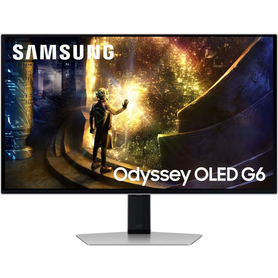 Samsung LS27DG610SUXEN PC Monitor Gaming OLED 27'' Quad HD 250 cd/m² Classe G Colore Nero