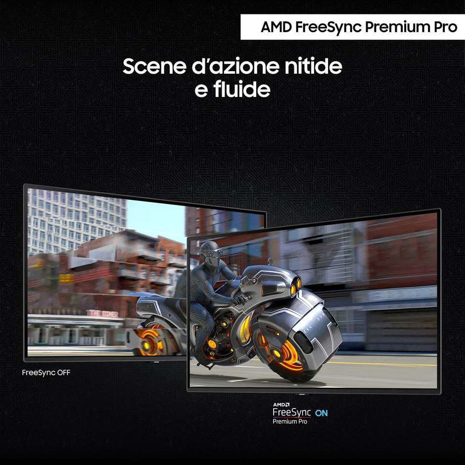 Samsung LS27DG610SUXEN PC Monitor Gaming OLED 27'' Quad HD 250 cd/m² Classe G Colore Nero