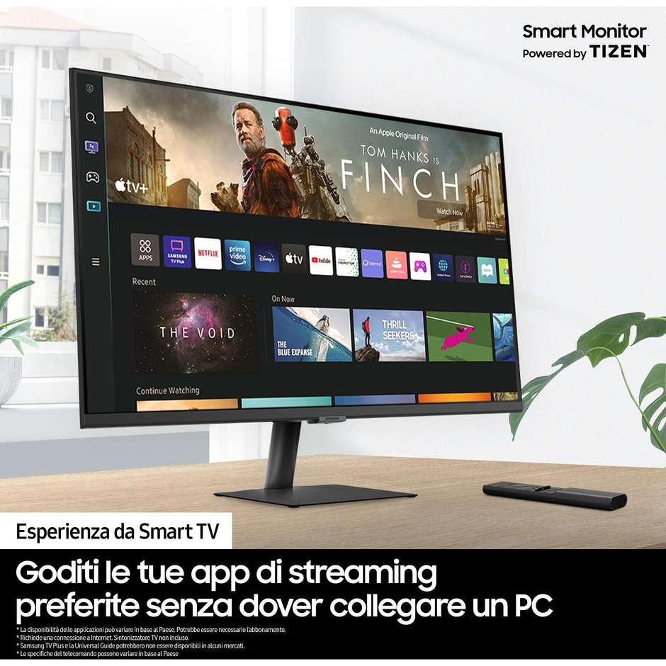 Samsung LS32BM500E Monitor PC LED 32" Full HD Luminosità 250 cd/m² Classe F colore nero