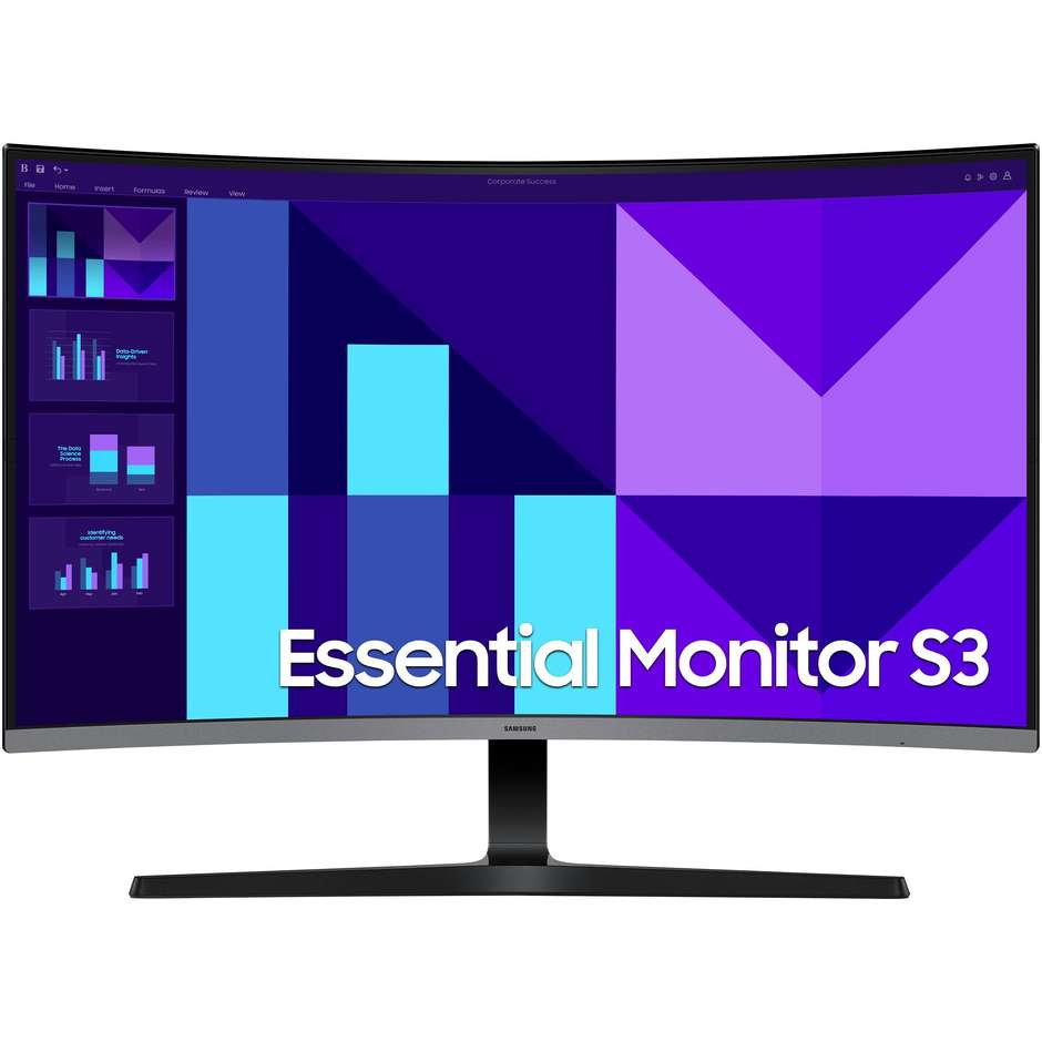 Samsung LS32D390GAUXEN Serie S39GD PC Monitor Curvo 32'' Full HD 200 cd/m² Classe E Colore Nero