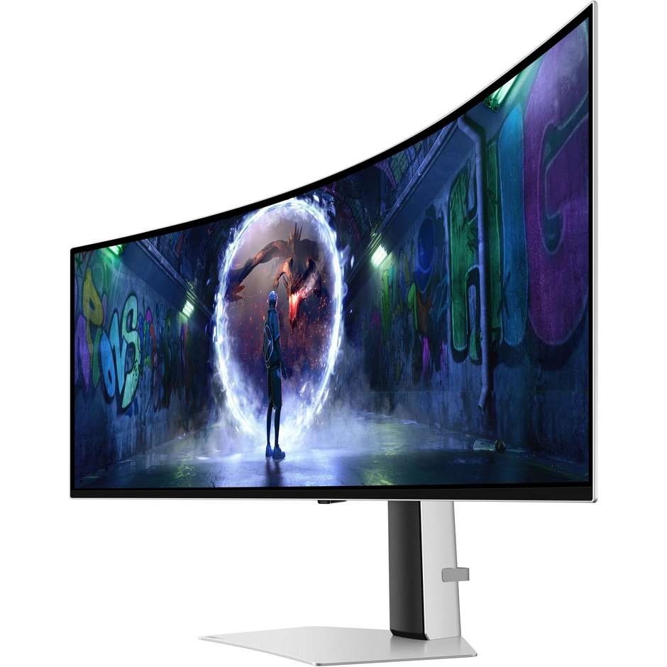 Samsung LS49DG934SUXEN PC Monitor OLED 49" Dual QHD 250 cd/m² Classe G Colore Argento