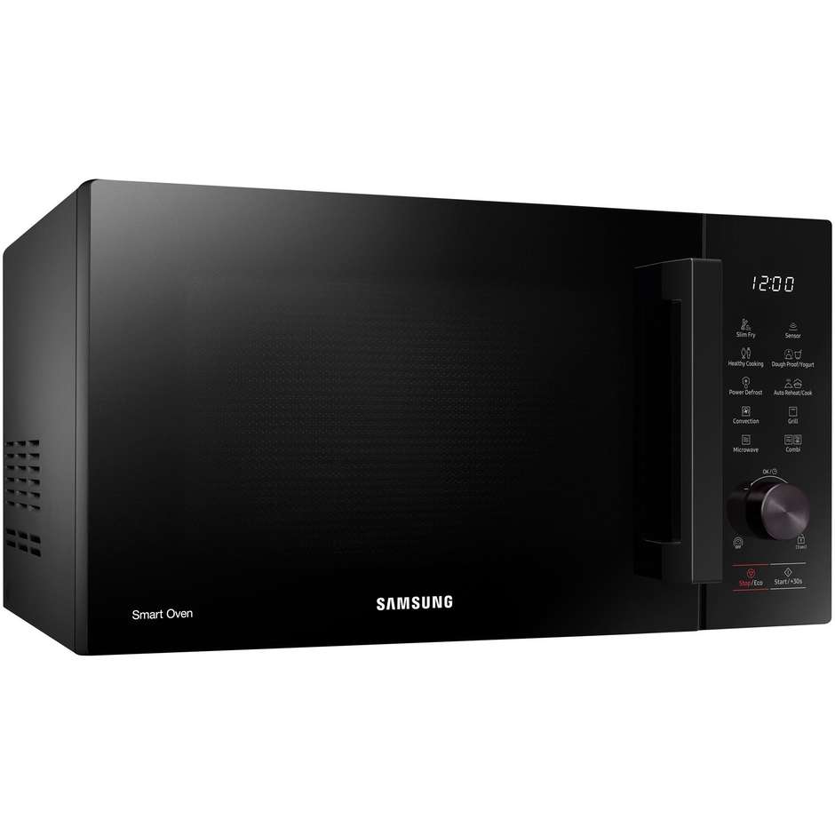 Samsung MC28A5137KK Forno a Microonde Combinato 28 Litri 900W Grill 1500W Slim Fry Smalto Ceramico Nero