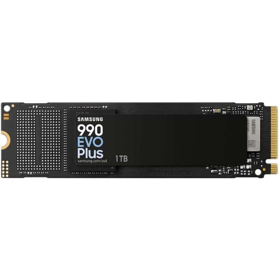 Samsung Memorie MZ-V9S1T0BW 990 EVO Plus SSD Interno da 1 TB compatibile con PC