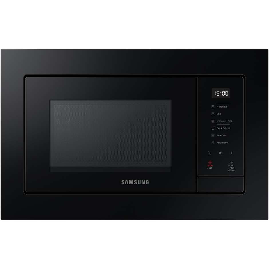 SAMSUNG MG23A7318CK Forno a Microonde da Incasso con Grill 23 L Potenza 1300 W Nero