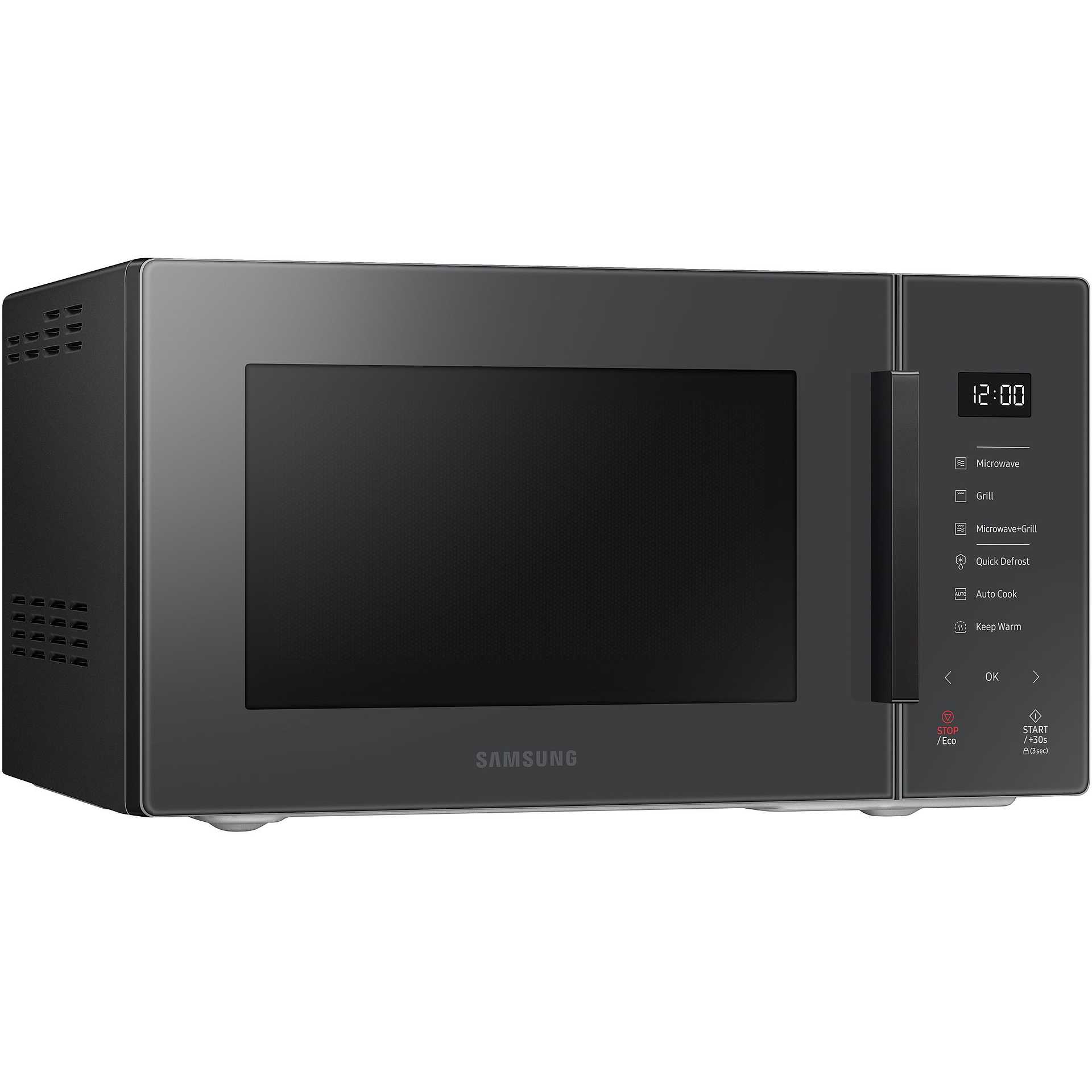 Samsung MG23T5018GC Glass Design Forno a Micronde con Grill Capacità 23  litri Potenza 1250 W colore grafite - Cottura forni microonde - ClickForShop