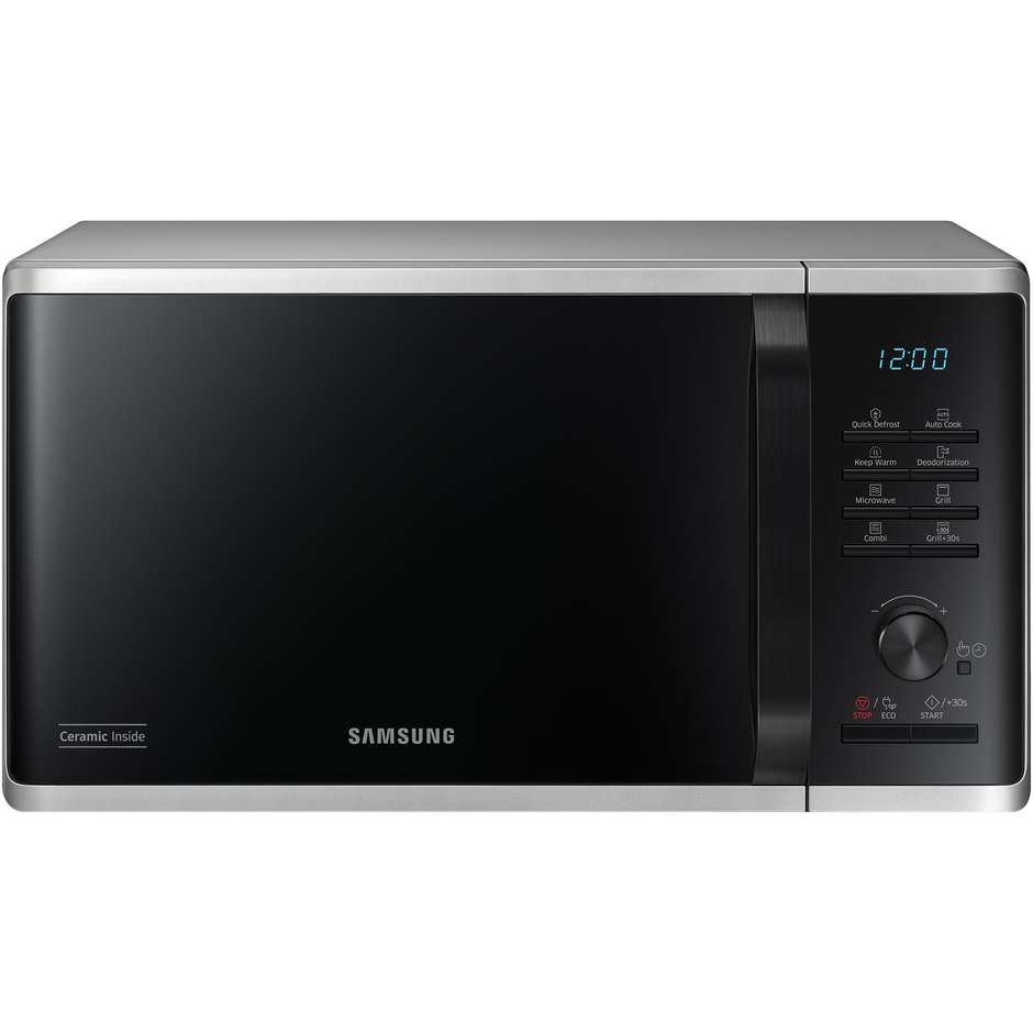 Samsung MG2AK3515AS Forno a Microonde Combinato con Grill 1000 W Cavità 23 L 1250 W Nero, Argento