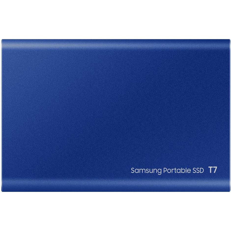 Samsung MU-PC1T0H SSD Esterna T7 USB 3.2 Memoria 1 Tb colore Indigo Blue