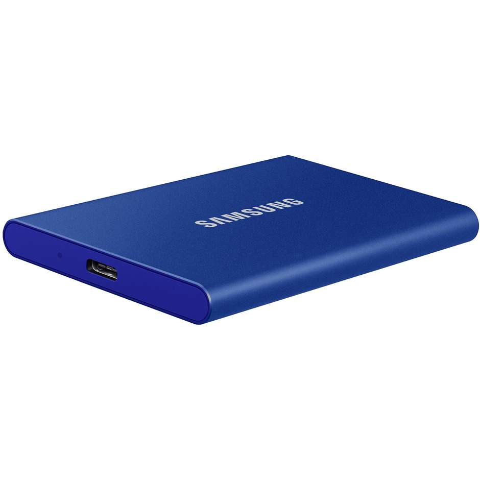 Samsung MU-PC1T0H SSD Esterna T7 USB 3.2 Memoria 1 Tb colore Indigo Blue