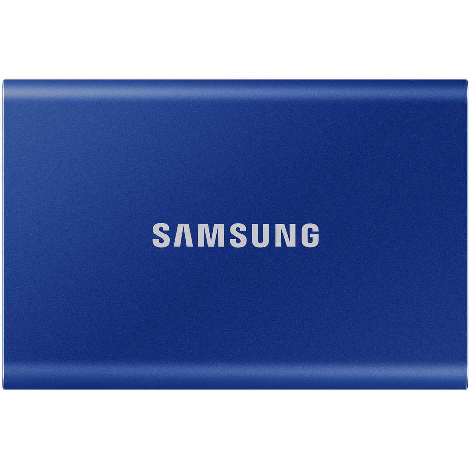 Samsung MU-PC2T0H Portable SSD T7 Memoria 2 TB USB tipo-C 3.2 Gen 2 (3.1 Gen 2) Colore Blu