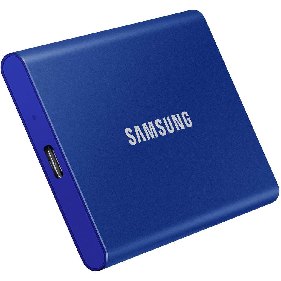 Samsung MU-PC2T0H Portable SSD T7 Memoria 2 TB USB tipo-C 3.2 Gen 2 (3.1 Gen 2) Colore Blu