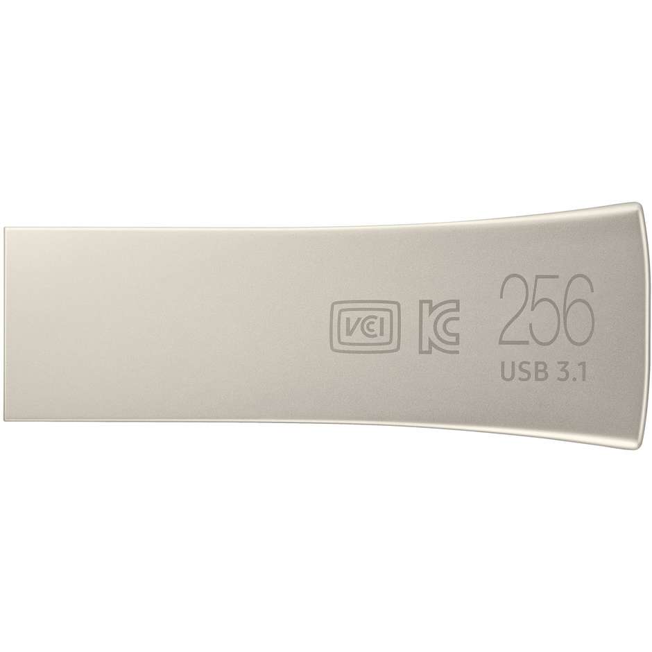 Samsung MUF-256BE unità flash USB Memoria 256 GB USB tipo A 3.2 Gen 1 (3.1 Gen 1) Colore Argento