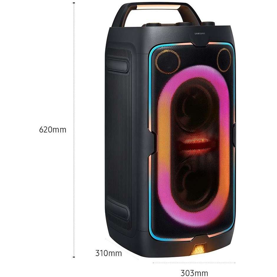 Samsung MX-ST40F Sound Tower Party Speaker 160W Bluetooth IPX5 Nero