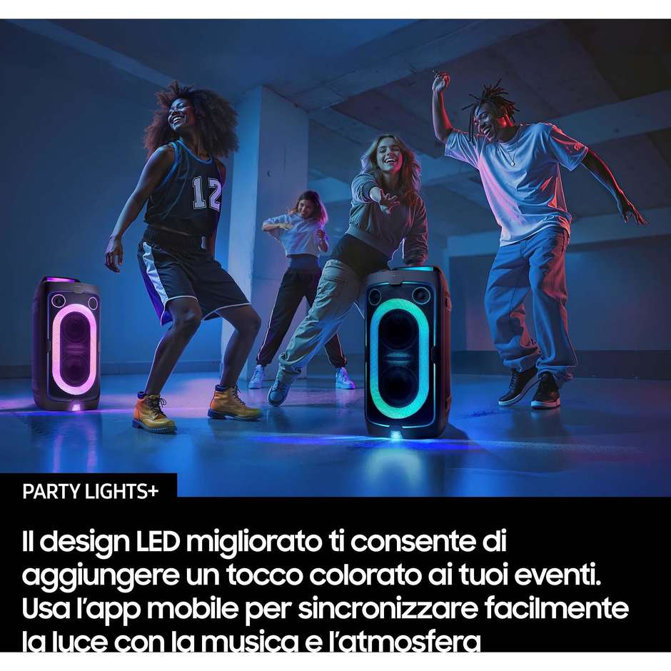 Samsung MX-ST40F/ZF Diffusore Audio Bluetooth Portatile Nero
