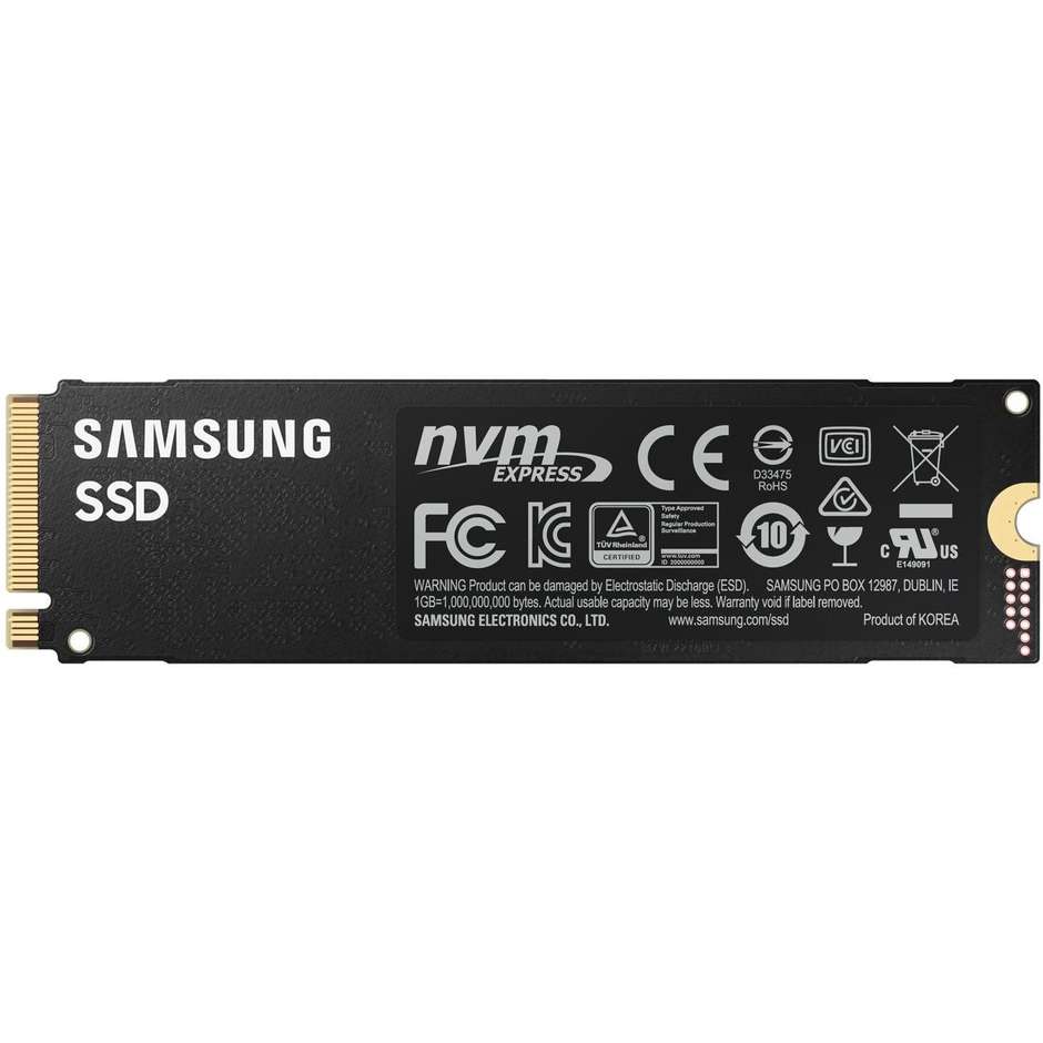 Samsung MZV8P1T0BW SSD Interno 1 Tb compatibile con PS5 colore nero