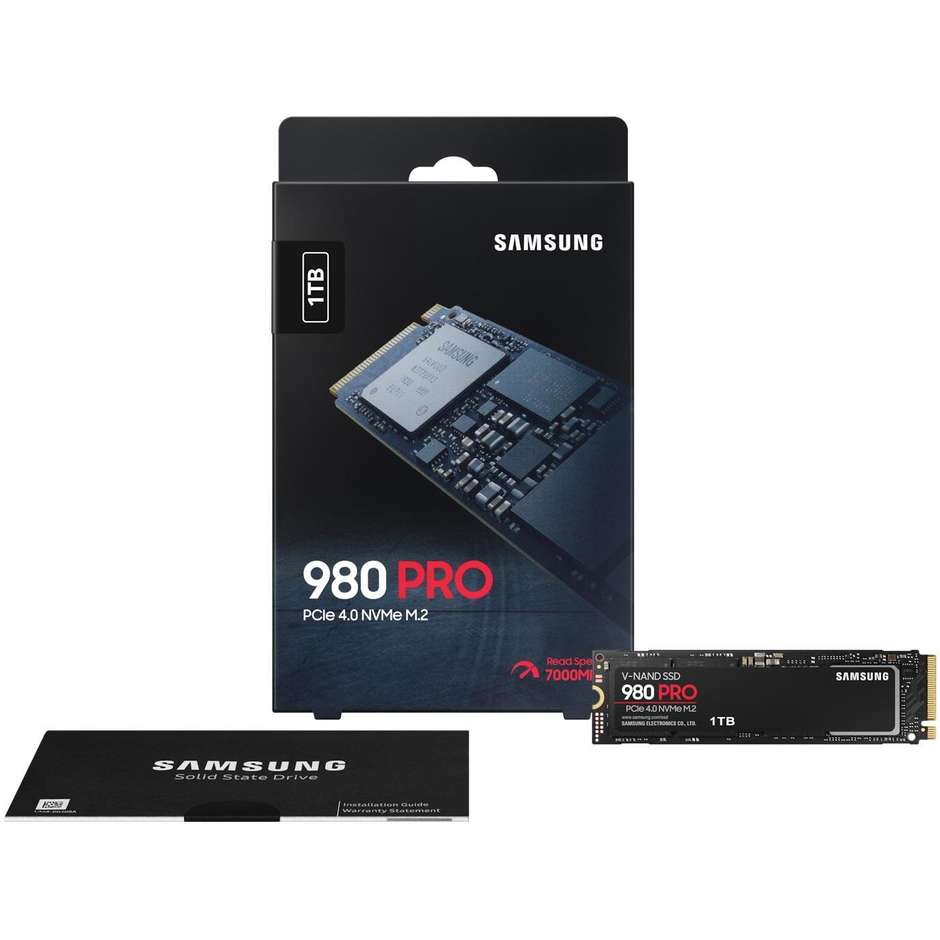 Samsung MZV8P1T0BW SSD Interno 1 Tb compatibile con PS5 colore nero