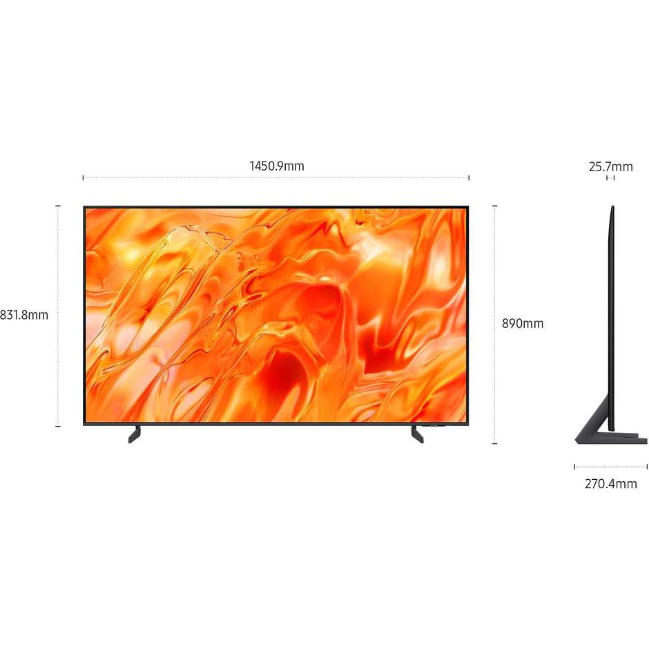 Samsung Neo QLED QE65QN70HA Smart TV 65" 4K Ultra HD 144 Hz Quantum Matrix Tizen OS Titan Black