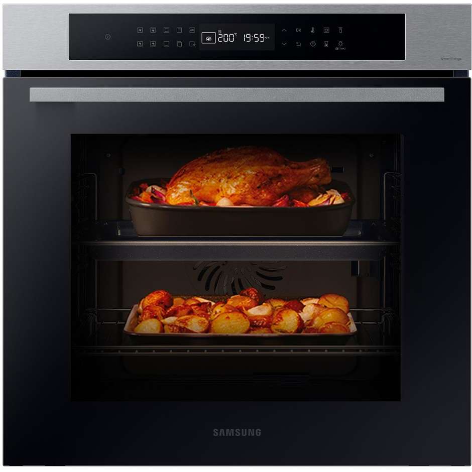 SAMSUNG NV7B4040VBS Forno da Incasso Multifunzione 76 L Classe A+ Multilivello Acciaio Inox