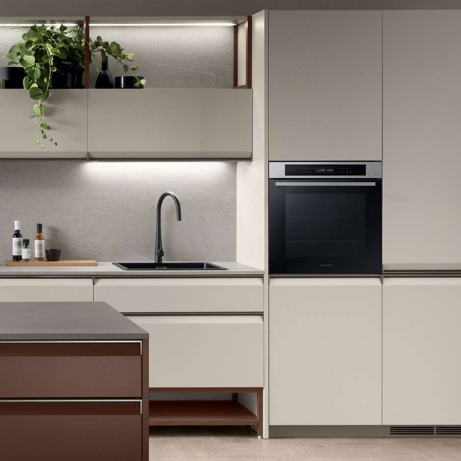 SAMSUNG NV7B4040VBS Forno da Incasso Multifunzione 76 L Classe A+ Multilivello Acciaio Inox