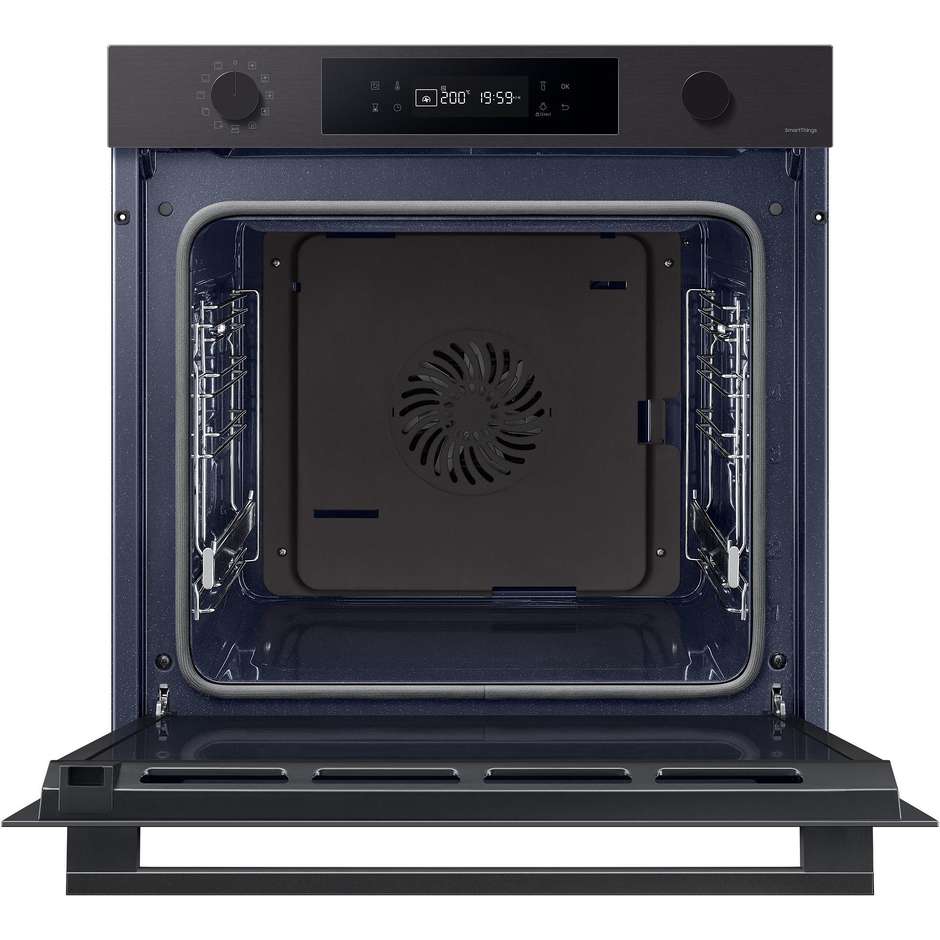 Samsung NV7B4140VBB Serie 4 Forno Elettrico da Incasso 76 Litri Vapore Catalitico Wi-Fi SmartThings Classe A+ Total Black