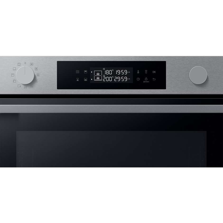 SAMSUNG NV7B44403BS Forno da Incasso Multifunzione 76 L Classe A+ Idrolitico Vapor Clean Acciaio Inox