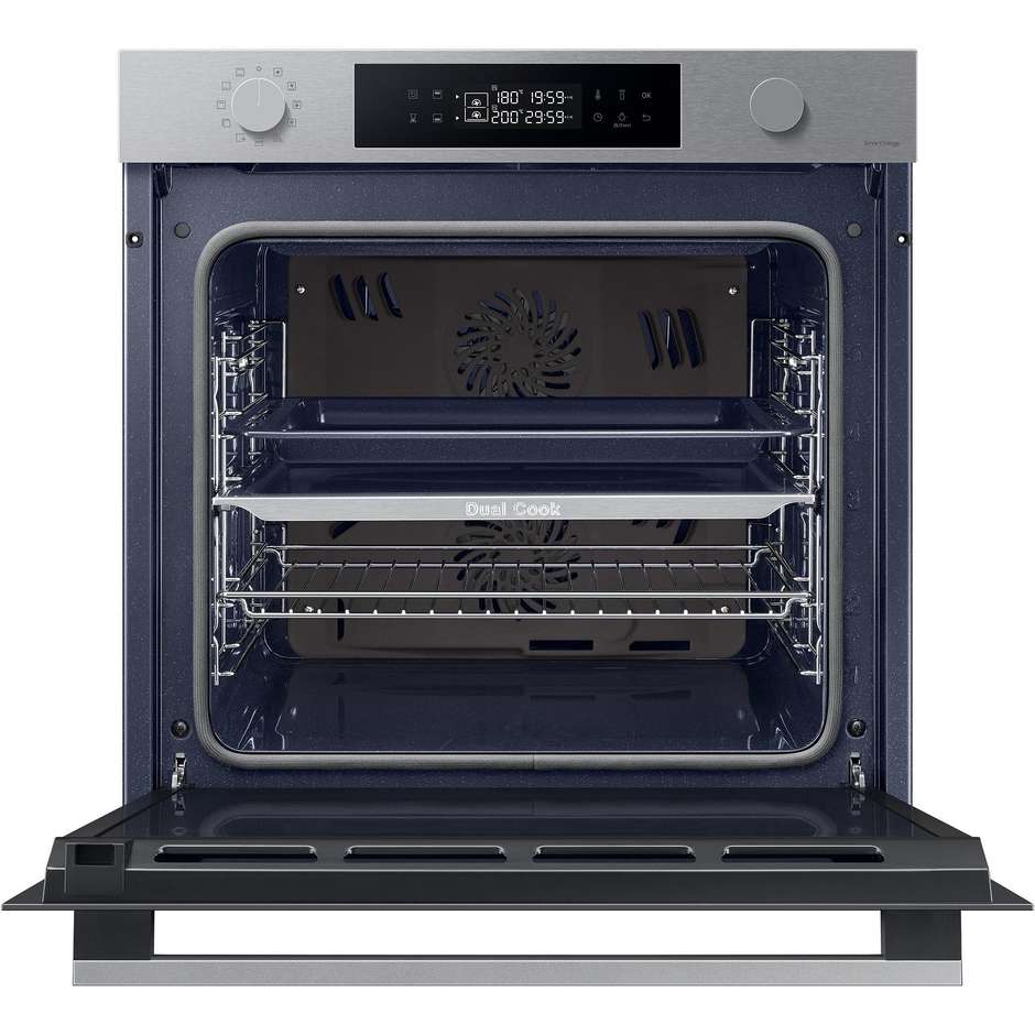 Samsung NV7B44403BS Serie 4 Forno Elettrico da Incasso 76 Litri 40 Programmi Catalitico Wi-Fi SmartThings Classe A+ Inox
