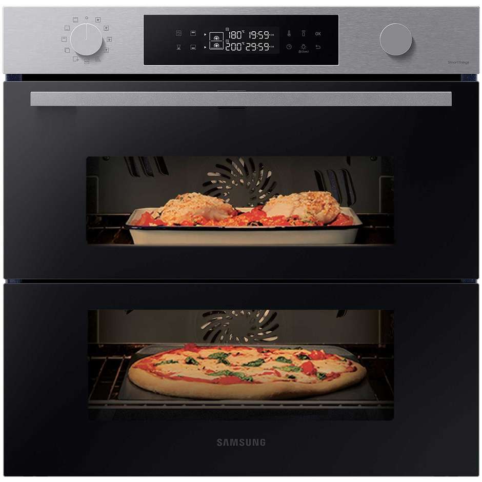 SAMSUNG NV7B45403BS Forno da Incasso Multifunzione 76 L Classe A+ Idrolitico Vapor Clean Acciaio Inox