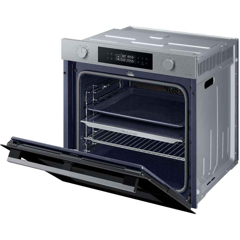 SAMSUNG NV7B45403BS Forno da Incasso Multifunzione 76 L Classe A+ Idrolitico Vapor Clean Acciaio Inox