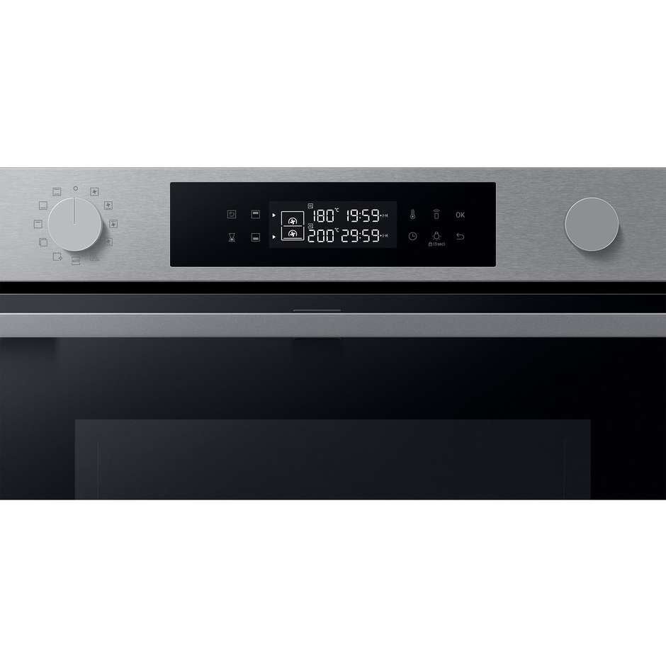 SAMSUNG NV7B45403BS Forno da Incasso Multifunzione 76 L Classe A+ Idrolitico Vapor Clean Acciaio Inox