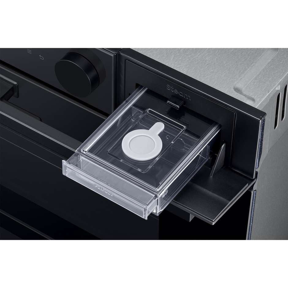 SAMSUNG NV7B5760WBK Forno da Incasso Multifunzione 76 L Classe A+ Funzione Vapore Acciaio Inox