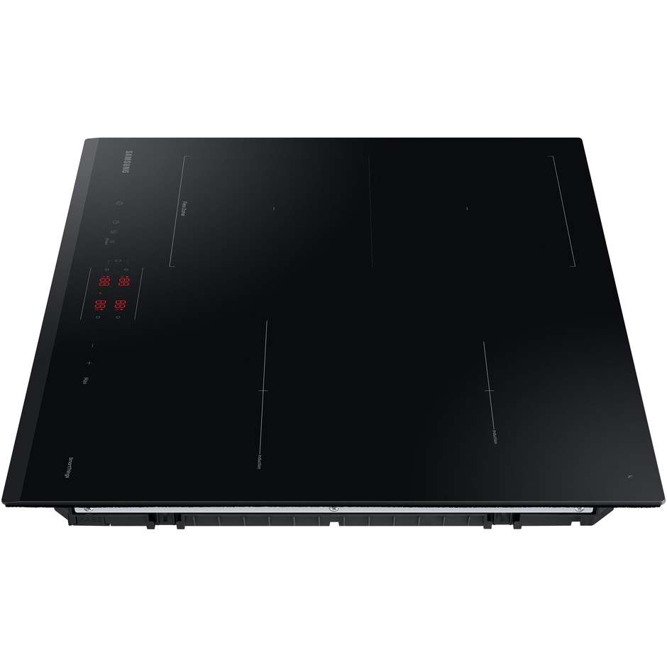 Samsung NZ64B5045GK Piano Cottura a Induzione 60 cm con Flex Zone Wi-Fi SmartThings 7400W Vetroceramica Nero