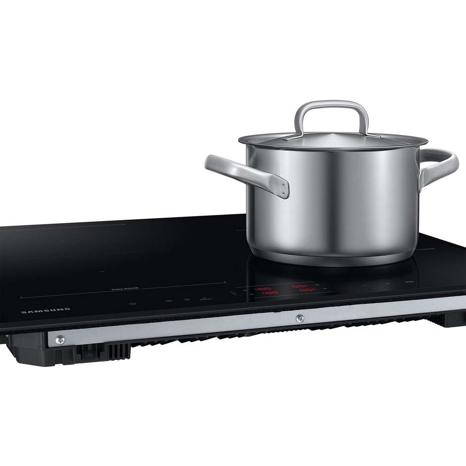 Samsung NZ64B5045GK Piano Cottura a Induzione 60 cm con Flex Zone Wi-Fi SmartThings 7400W Vetroceramica Nero