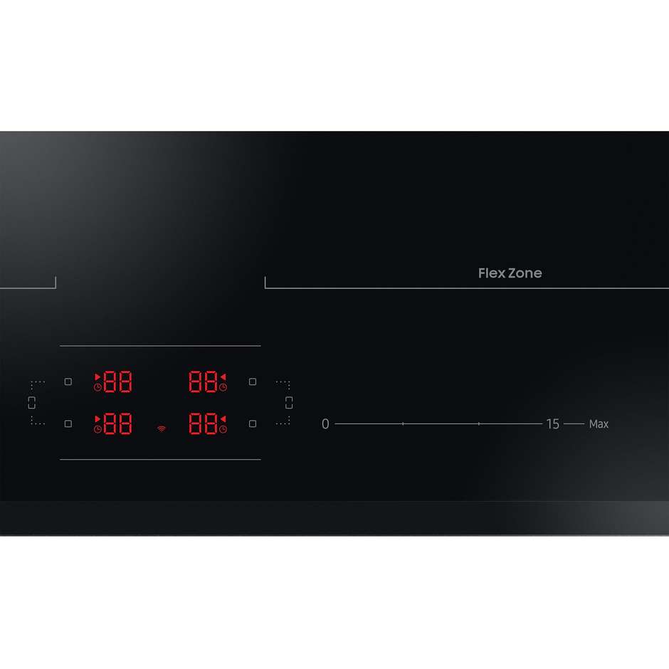 SAMSUNG NZ64B5066K Piano Cottura a Induzione 60 cm 4 Zone Touch Control Nero