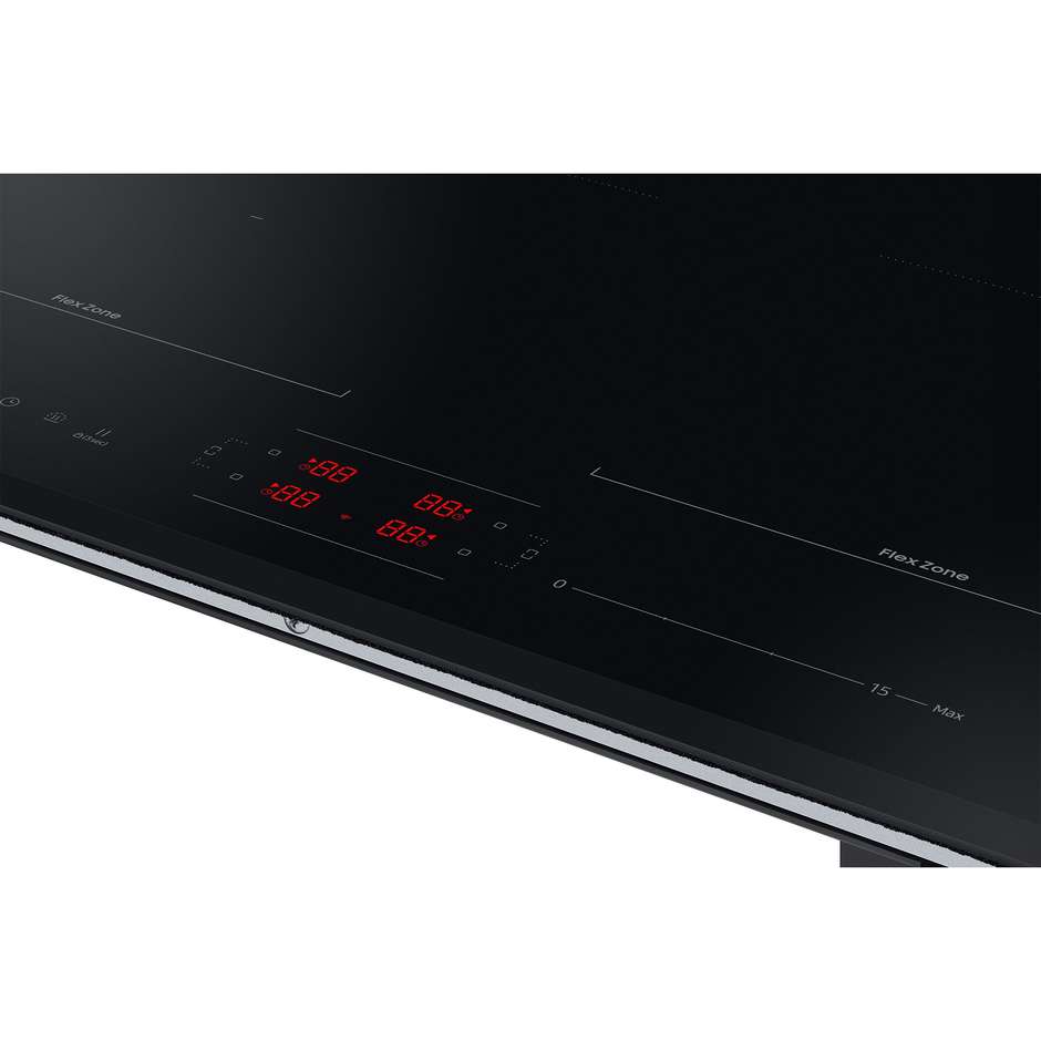 Samsung NZ64B5066KK piano a induzione 60 cm, 4 zone Dual Flex, Wi-Fi