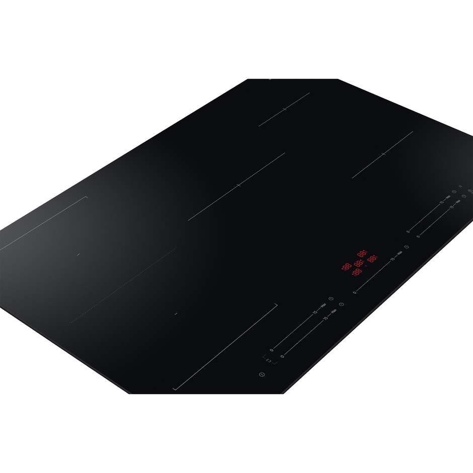 SAMSUNG NZ85C5047FK/U1 Piano Cottura a Induzione 80 cm 5 Zone Touch Control Nero