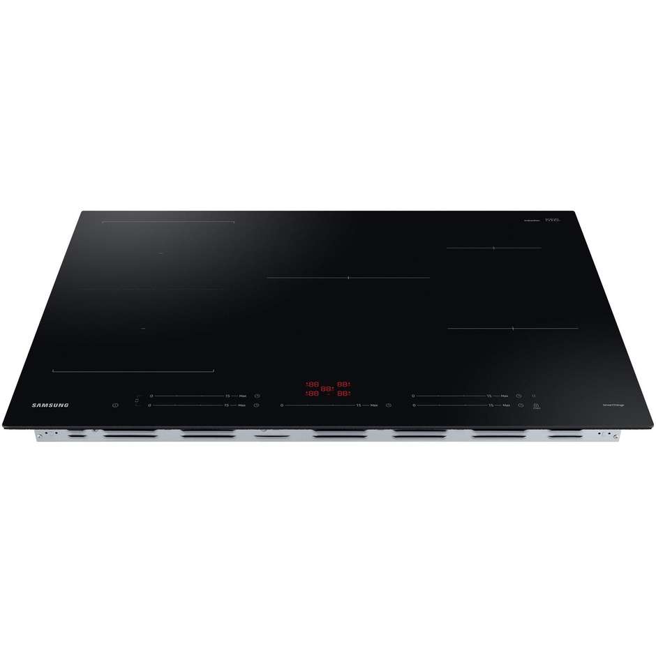 Samsung NZ85C5047FK/U1 Serie 5 Piano Cottura a Induzione 80 cm 5 Zone con Flex Zone Connettività Wi-Fi SmartThings 7400W