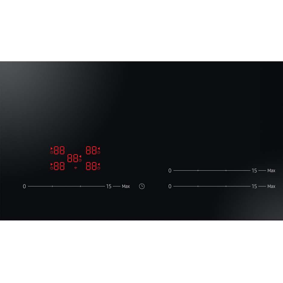 Samsung NZ85C5047FK/U1 Serie 5 Piano Cottura a Induzione 80 cm 5 Zone con Flex Zone Connettività Wi-Fi SmartThings 7400W