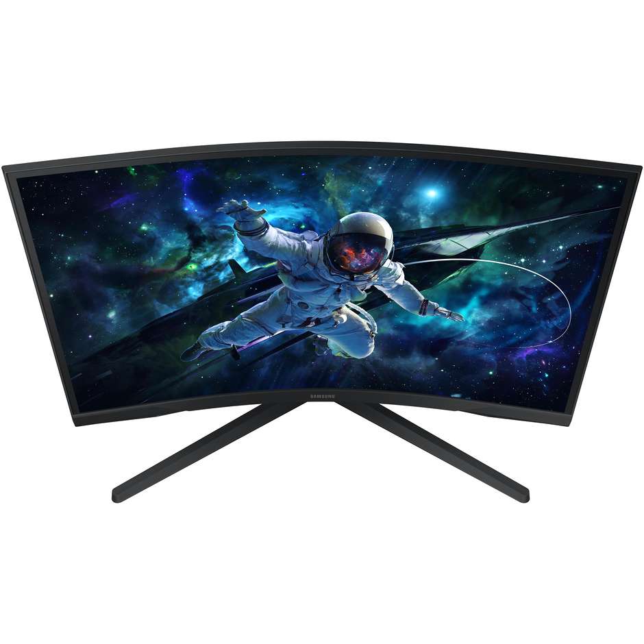 Samsung Odyssey G5 G55C monitor curvo 27 pollici QHD 165 Hz, 1 ms MPRT